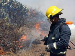 La capacitación busca que los brigadistas desarrollen destreza y pericia que les permita atender los siniestros con mayor conocimiento. ARCHIVO /