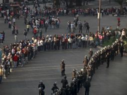 Elementos de la SSPDF ya se encuentran en la Segob para resguardar las instalaciones. ARCHIVO /