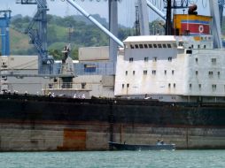 Los 35 miembros de la tripulación enfrentan una posible condena a 12 años de prisión por tráfico de armas. ARCHIVO /