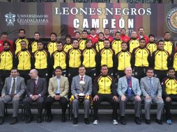 Los monarcas de la 'división de plata' son alabados por autoridades de la máxima casa de estudios.  /