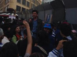 Los manifestantes aseguran que la protesta es pacífica. ESPECIAL /