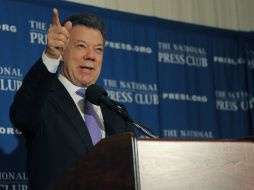 Autoridades señalan que es probable que Juan Manuel Santos anuncie este año el proceso de paz con el ELN. EFE /