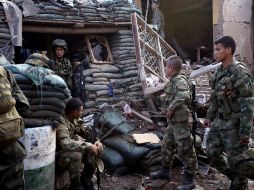 Las FARC perpetraron ataque contra un cuartel de policía en la comunidad indígena de Inzá, Colombia. EFE /