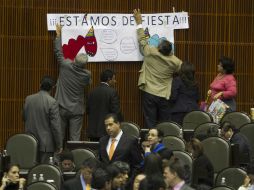 La gente del Partido de la Revolución Democrática ha mostrado su posición contra la propuesta. NTX /
