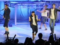 La banda Big Time Rush está integrada por Carlos Pena, Logan Henderson, James Maslow y Kendall Schmidt. ARCHIVO /