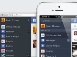 La renovación lograba una integración entre dispositivos móviles y la versión web. Tomada de facebook newsfeed. ESPECIAL /