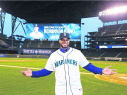 Bienvenida. Canó conoció el Safeco Field, la que será su casa por los próximos 10 años. AP /