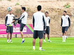 En su tercera participación consecutiva, los jugadores del Monterrey entrenan con la encomienda de no repetir los errores del pasado. EFE /