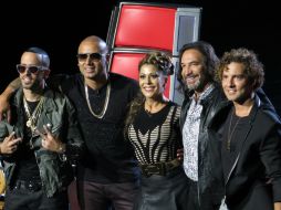 Los coaches de ''La Voz... México 2013''. ARCHIVO /