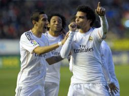 El cuadro merengue llega tras un empate en la liga que los deja con dudas. EFE /