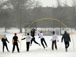 Aprovecharon las condiciones climáticas para pasar un buen rato. AP /