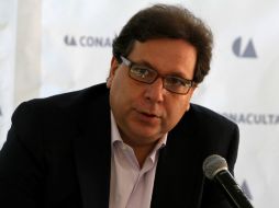 El titular de la DGP del Conaculta, Ricardo Cayuela, presentó el informe de las actividades realizadas en 2013. NTX /