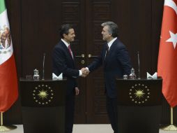 El Presidente Peña Nieto se encuentra en Turquía en gira de trabajo. EFE /