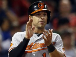 Roberts sale por primera vez de los Orioles de Baltimore. AP /