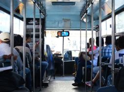 Transportistas buscaban un aumento a 8 pesos.  /