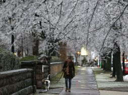 A pesar del clima, no se reportan muchos accidentes en la zona. AP /