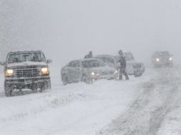 Mantienen alerta de tormenta de nieve en estados como Nueva York, Vermont, Nueva Hampshire, Michigan y Maine. AP /