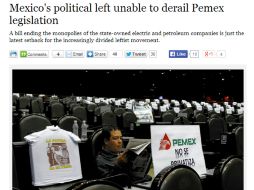 Aspecto del artículo publicado en latimes.com. ESPECIAL /