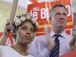 De Blasio encarna al multiculturalismo del que tanto se jacta Nueva York. AP /