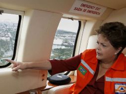 Dilma Rousseff anunció que el gobierno lleva a cabo una gran operación para ayudar a Espírito Santo. EFE /