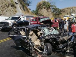 Los lesionados fueron trasladados a diferentes nosocomios. ESPECIAL /