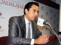 César Emmanuel Ramírez López, secretario técnico de Desarrollo de Emprendedores. Foto: Ayuntamiento de Guadalajara. ESPECIAL /