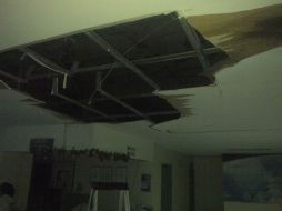 El derrumbe del plafón ocurrió el viernes 27 de diciembre. ARCHIVO /