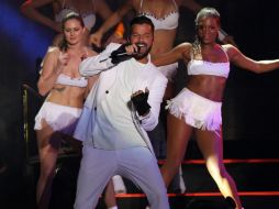 Ricky Martin se presentó en el campo de golf del Hotel Moon Palace, en Cancún. EFE /