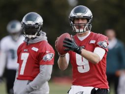 Nick Foles, durante un entrenamiento de las Águilas de Filadelfia. AP /