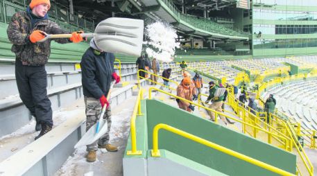 En Green Bay, los 49ers de San Francisco visitarán a los Empacadores en el Lambeau Field, con temperatura de hasta -19 grados. AP /
