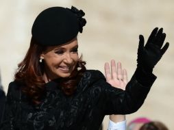 Fernández estaría recuperada luego de haber sido intervenida quirúrgicamente en octubre de 2013. ARCHIVO /