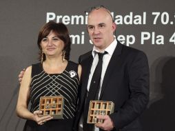 Carmen Amoraga ganó hoy el Premio Nadal de Novela 2014. EFE /