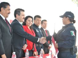 También se destacó a los mejores policías de Guadalajara durante el 2013. ESPECIAL /