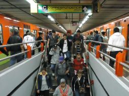 La inflación en diciembre pasado subió, entre otros factores, por el incremento en las tarifas del Metro o transporte eléctrico. ARCHIVO /