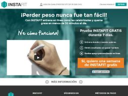La página InstaFit.com.mx fue lanzada para permitir vivir de manera saludable  a los interesados. ESPECIAL /
