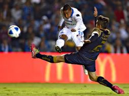 Al recibir servicio dentro del área, Vilchis no perdonó y anotó el único gol del partido. MEXSPORT /