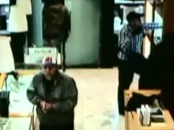 Este es el momento en que los ladrones ingre ESPECIAL /