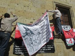 Profesores retiran el plantón porque preparan otras acciones.  /