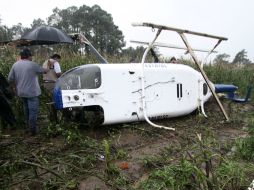 La aeronave siniestrada es una de las 11 que fueron enviadas esta misma semana a Michoacán. ARCHIVO /