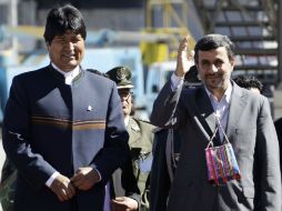 Morales se manifestó amigo y aliado del ex mandatario iraní Mahmud Ahmadineyad en los 8 años que gobernó ese país. ARCHIVO /