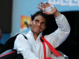 A pesar de su incomodidad, Rafa pudo sacarle el partido a Dimitrov. AP /