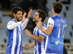 El mexicano ayudó a que su equipo se ponga en ventaja en este torneo. EFE /