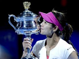 Na Li, finalista en 2011 y 2013, hoy logró llevarse el primer Gran Slam de la temporada. EFE /