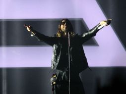 'Es asombroso tocar en México', dijo el vocalista de la agrupación. NTX /