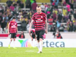 Vicente Matías Vuoso sumó 353 minutos sin anotar gol. No ha marcado en los tres juegos que ha   disputado en el Clausura 2014.  /