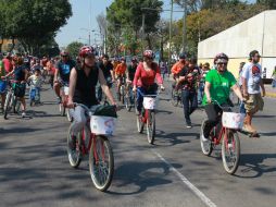 El recorrido partió del Parque Metropolitano y terminó en el Centro Cultural El Refugio.  /