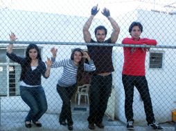 De izquierda a derecha, Verónica, Paty, Gustavo y José Alonso.  /