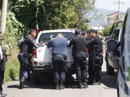 Acudieron agentes de la Fiscalía General del Estado para iniciar con las investigaciones. ARCHIVO /