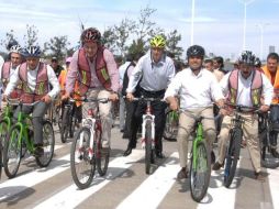 Aristóteles señala que el objetivo de la ruta es que  se convierta en un centro seguro para el entrenamiento, capacitación y promoción. ESPECIAL /