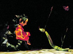 Martina y los hombres pájaro regresan a escena, luego de la inauguración del nuevo proyecto de Luna Morena: una sala de lectura.  /